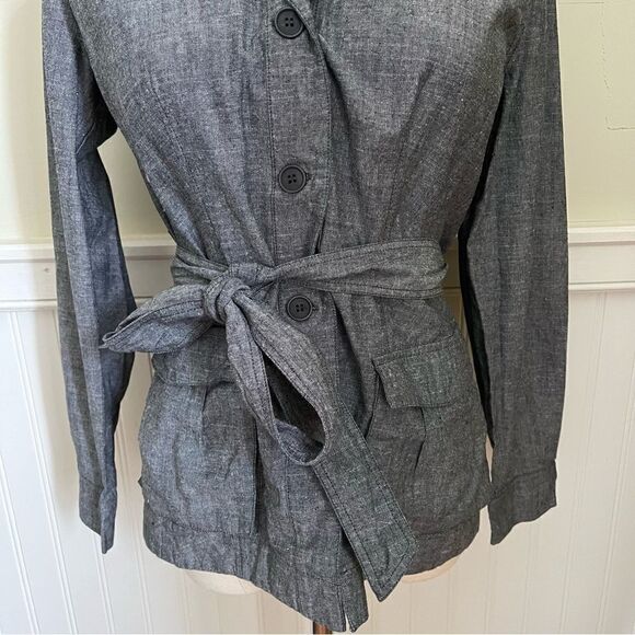 Byron Lars Vintage Cotton Belted Jacket XS - Picture 4 of 8